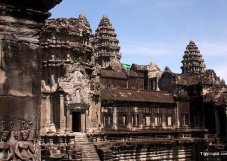The beautiful and imposing Angkor Wat in Siem Reap, Cambodia.