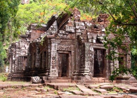 Wat Phou is one of the ancient cities of the Khmer. Located in Laos, Wat Phou is the older, less touristed cousin of Angkor Wat.