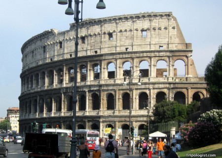 The Colosseum in Rome, Italy is one of the world's most impressive buildings.