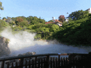 Geothermal Lake in Beitou, Taiwan