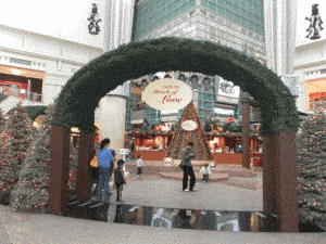 Christmas Lights at Taipei 101 in Taiwan