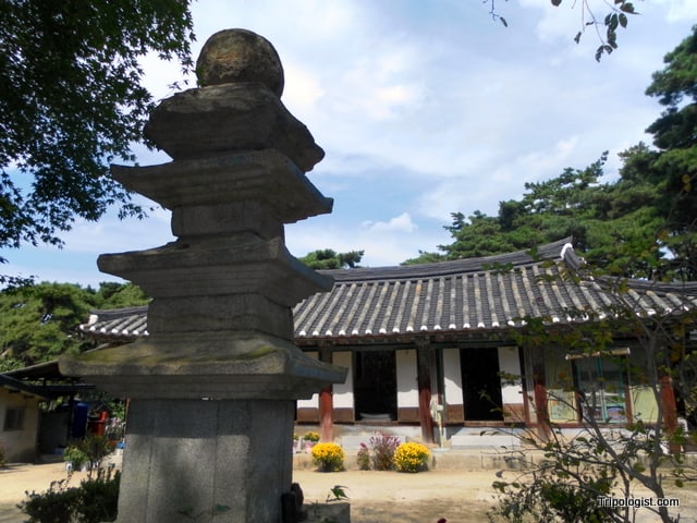 A Buddhist Temple on Namsan Mountain in Gyeongju, South Korea.