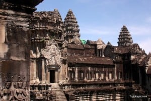 The beautiful and imposing Angkor Wat in Siem Reap, Cambodia.