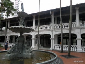 Feeling rich? Take a stroll through Raffles Hotel in downtown Singapore.