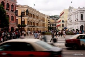 Largo de Senado, the main square in Macao's old town.