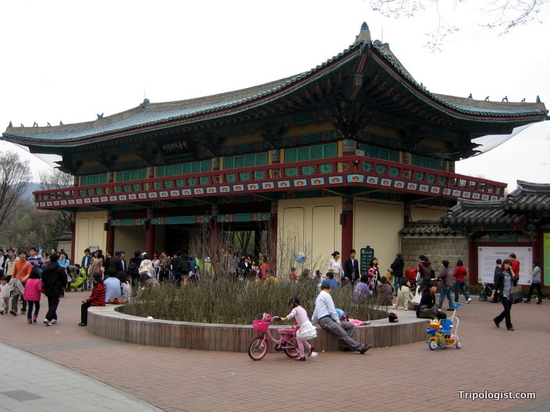 The front entrance to Children's Grand Park in Seoul, South Korea.
