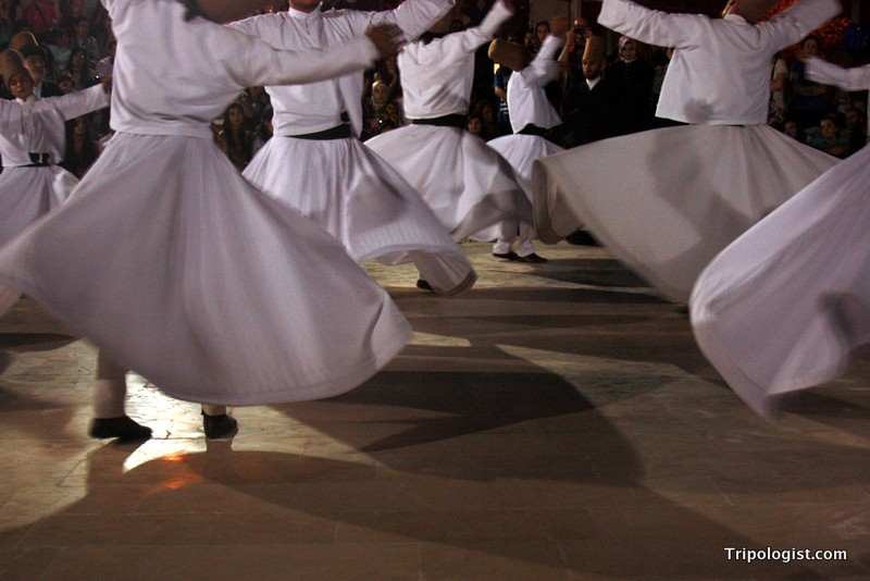 The Whirling Dervishes put on a great demonstration in Konya, Turkey.