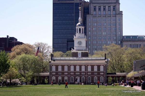 Independence Hall in Philadelphia is the birthplace of America and free to visit.