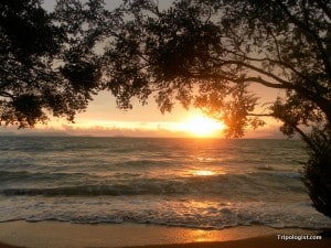 Watching the sun set while relaxing beachside is one of the highlights of any visit to Koh Tonsay.