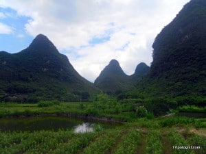 The route through fields and small villages was very beautiful and peaceful, but we had no idea where we were.