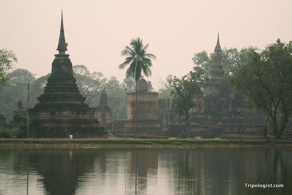 The ruins of Sukhothai, Thailand.