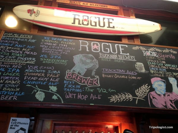 Rogue Public House in the Pearl District of Portland, Oregon.