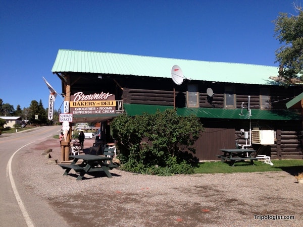 Brownies Hostel near Glacier National Park in Montana is an example of a hostel in America.
