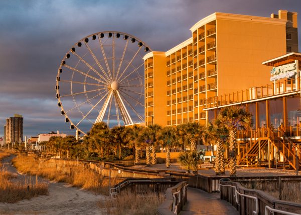 Riding the SkyWheel is a great thing to do in Myrtle Beach during the winter.