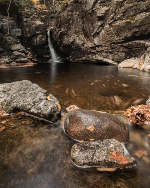 Kinsman Falls is one of the can't miss White Mountain Waterfalls