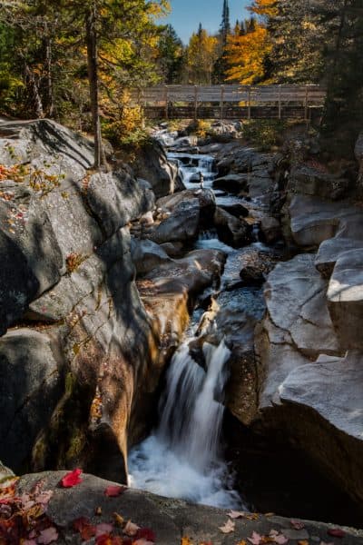 Upper Falls on Mount Washington in New Hampshire